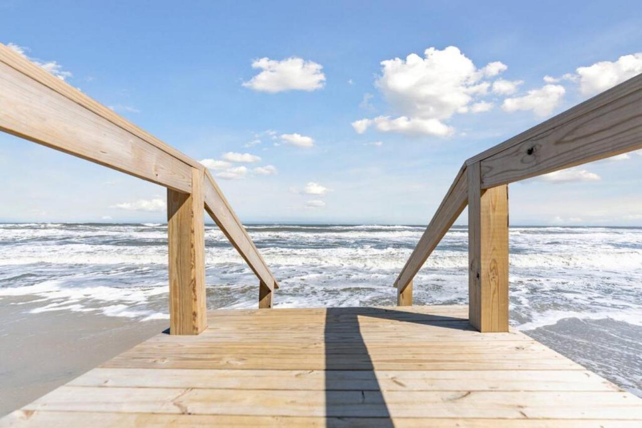 Beach Block Parking Modern Decor Porch Brigantine Exterior photo